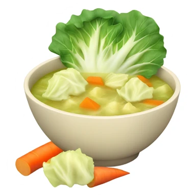 cabbage potato soup with carrots and no ceery sticker