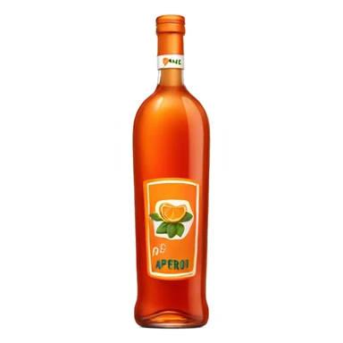Fles aperol sticker