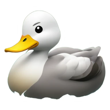 Just a dabbling duck in the creek of crypto currency  sticker