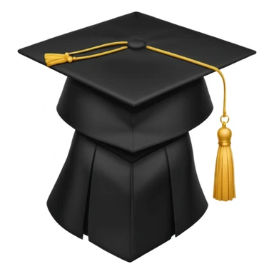 black graduation cap  sticker