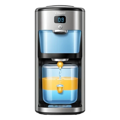 Water dispenser sticker