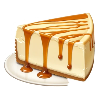 Slice of cheesecake sticker