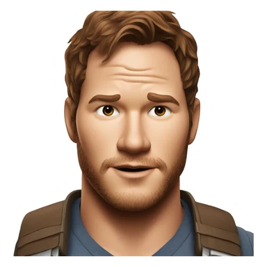 Chris pratt from Jurassic world sticker