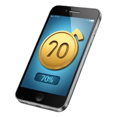 I need you r help creating an aemoji that represent affilaite marketing something that represent commisions dont include coins maybe like a phone and percetnage sign sticker