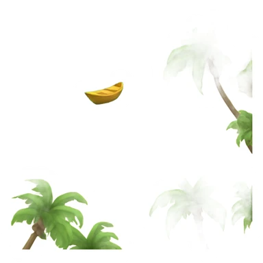 Tropical beach  sticker