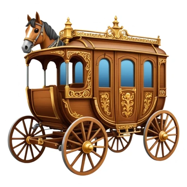 huge-horse-drawn-fancy-french-stagecoach-caravan sticker