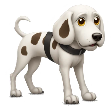 dog with 8 legs sticker