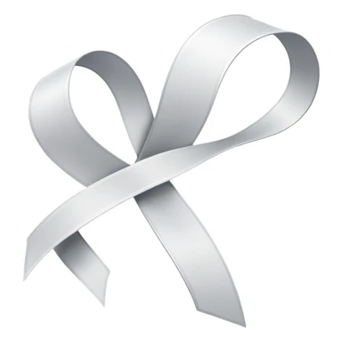create a white ribbon banner sticker