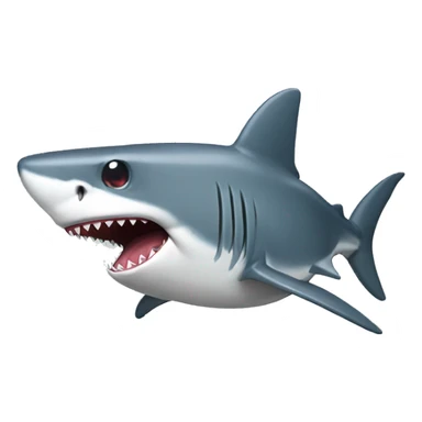 Shark pee in mause sticker
