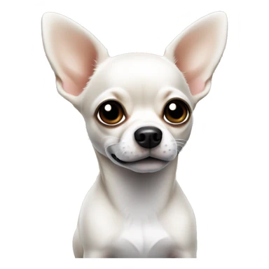 Chihuahua dog  black and white body sticker