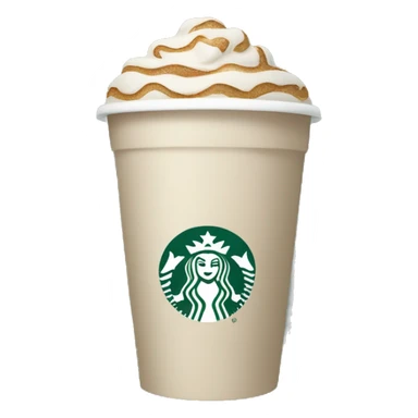 beige starbucks cup with winter pattern sticker