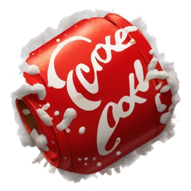 Explosion of a coke sticker