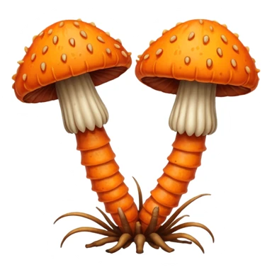 cordyceps mushroom sticker