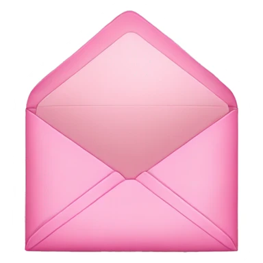 Pink envelope  sticker