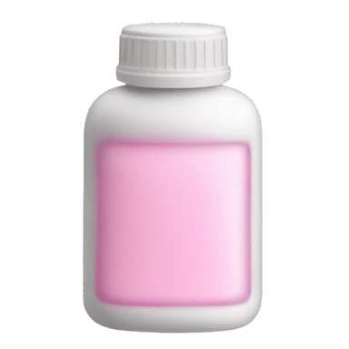 White powder with pink bottle  sticker