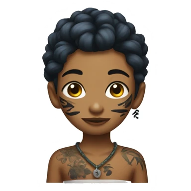 Sukuna with tattoos  sticker