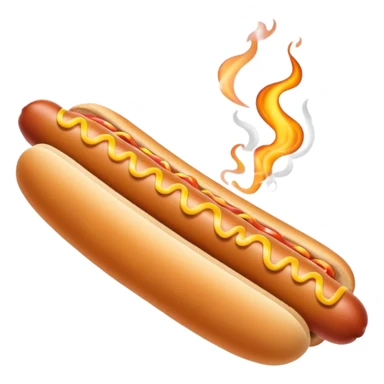 Hot dog smoking a joint sticker