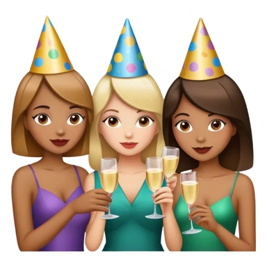 Girly Girl bachelorette party sticker