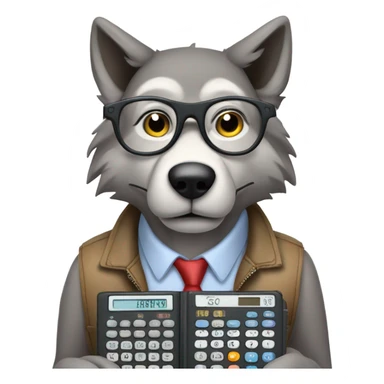 lobo contador sticker