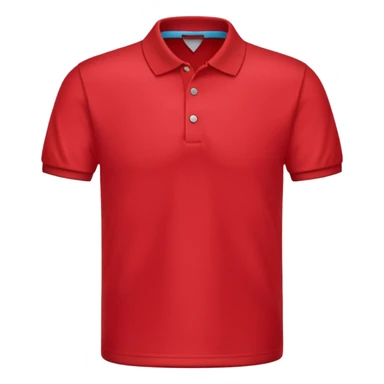 red polo clean no logos sticker