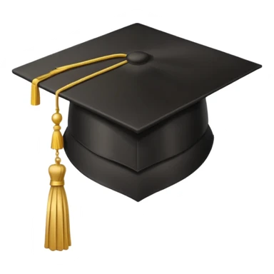 graduation hat mortarboard sticker