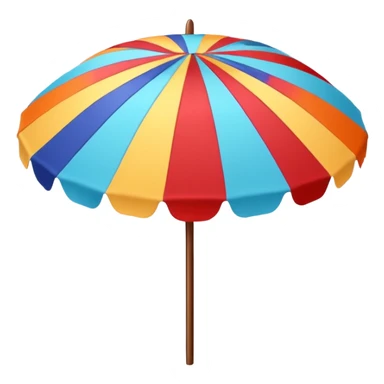 beach umbrella sticker