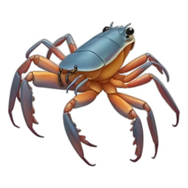 Fiddler crab sticker