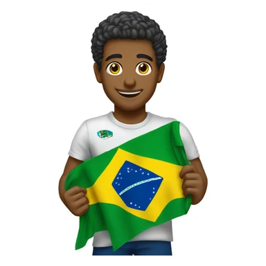 Criar bandeira do brasil sticker