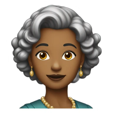 La reine des noirs sticker