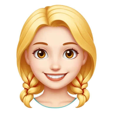 Beautiful smiling girl jinx sticker