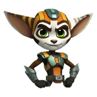 Ratchet and clank sticker