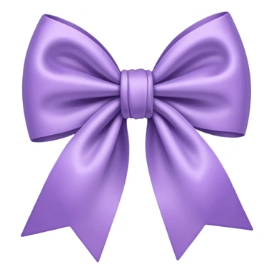 light purple bow sticker