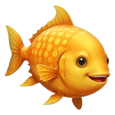 Sunfish Happy sticker