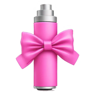 pink square vape with bow on it sticker