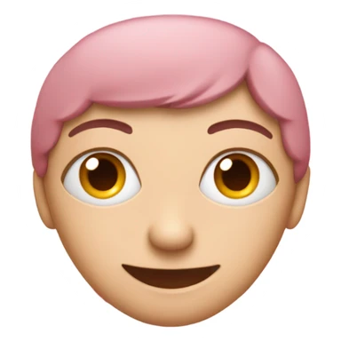 Hearts eyes with hearts around face sticker