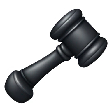 judge hammer sticker