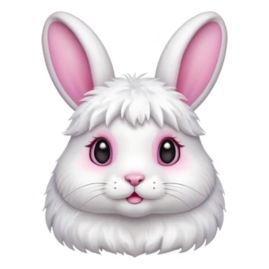 a cute and sweet rabbit sticker
