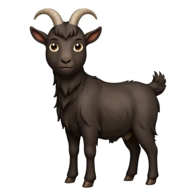 black goat sticker