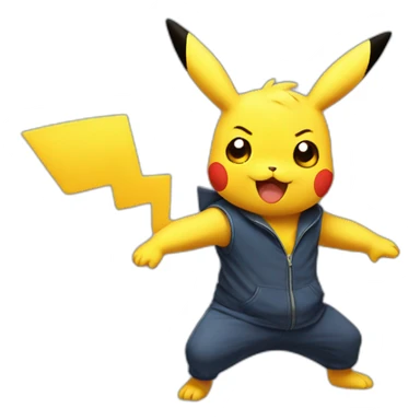 Pikatchu quo danse sticker