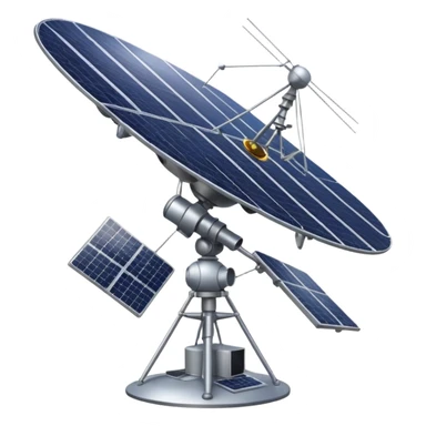 communication satellite sticker