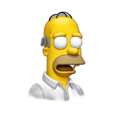Homer simpon sticker