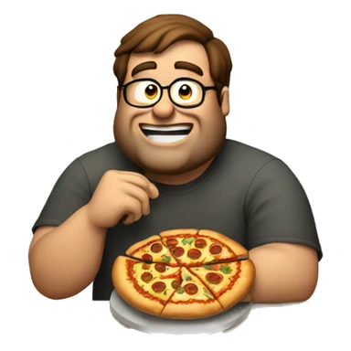 Peter griffen eating pizza sticker