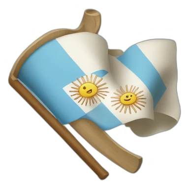bandera argentina sticker