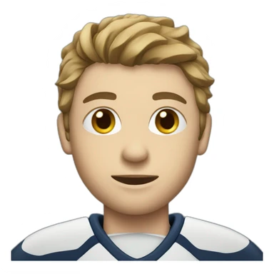 Ice hockey player sticker