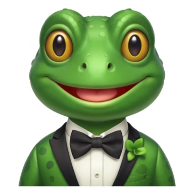 Um sapo comediante sticker