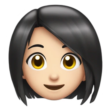 Tifa doing a wink sticker