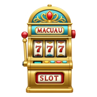 Slot machine, macau, thailand sticker