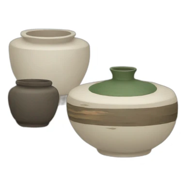 Japanese pot bowl sticker