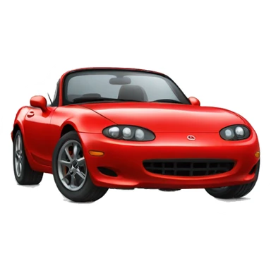 Red Miata  sticker