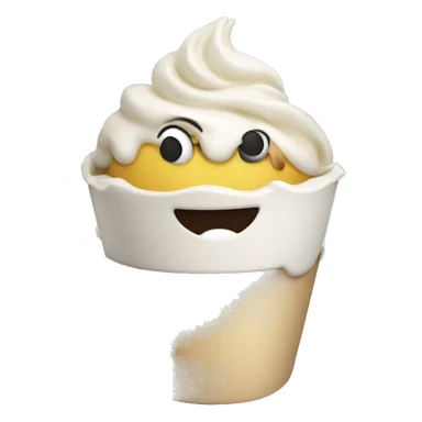 Frozen yogurt sticker